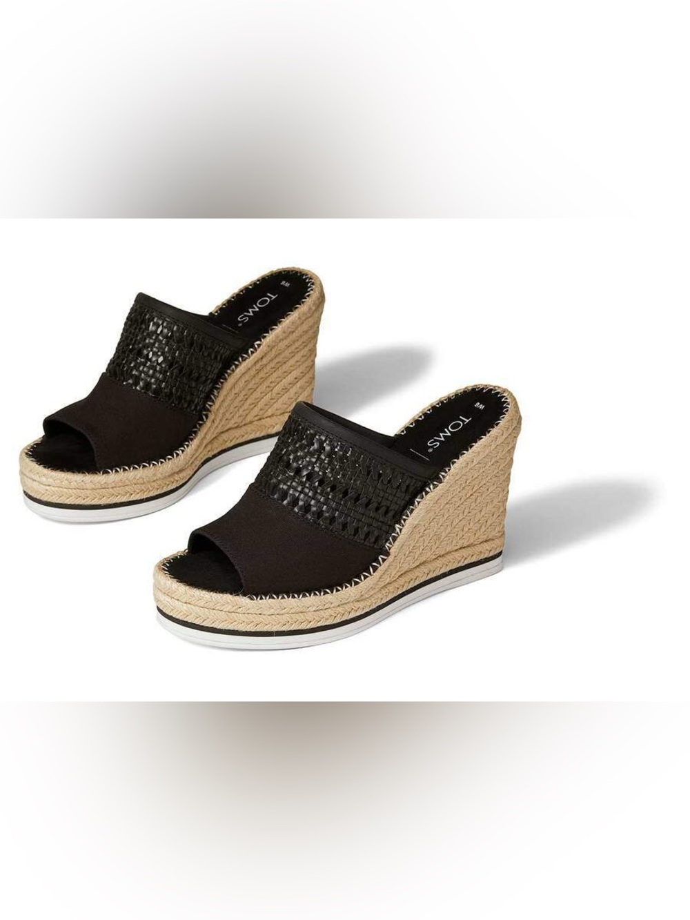 Toms Monica Mule Wedge Womens Sandal
